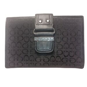 Guess Black Logo Print Wallet‎ SKUCH125